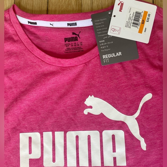 Puma Essentials Heather T-Shirt Nwt - Picture 3 of 3